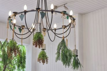 How to Make a Chandelier Hanging Planter